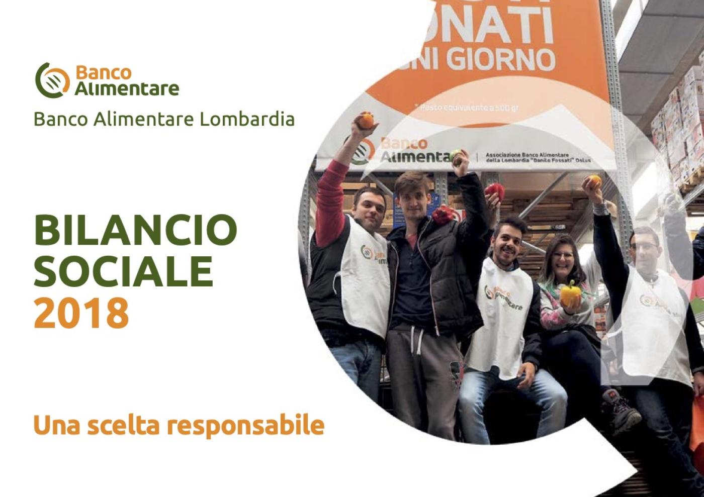 Copertina Bilancio Sociale Lombardia 2018