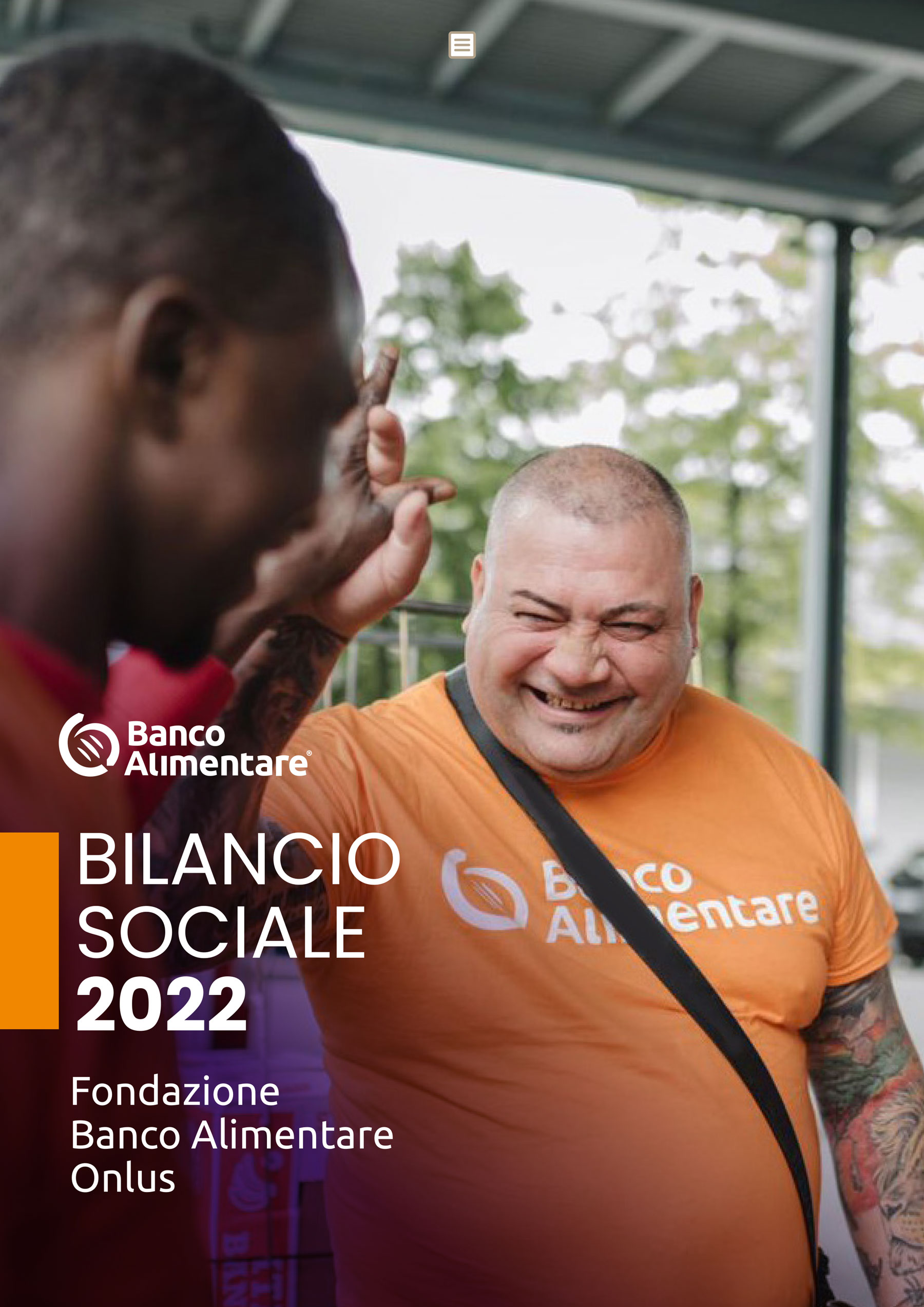 Copertina del Bilancio Sociale 2022