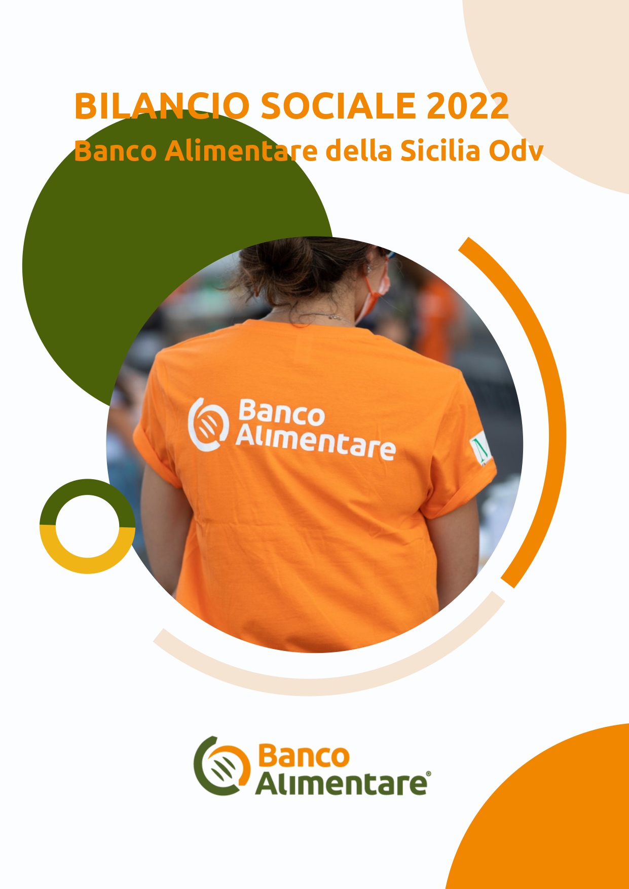 Copertina Bilancio Sociale 2022 Banco Alimentare della Sicilia